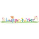 happy easter word art1