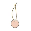 mommy dearest_pink circle tag