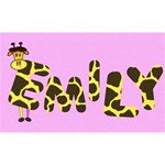 Giraffe Print wordArt