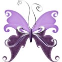 A s butterfly Purple