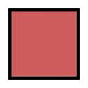 classic black  square frame