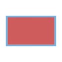 classic blue SLIM RECTANGLE FRAME copy