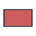 classic FRENCH NAVY SLIM RECTANGLE FRAME