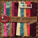 Redhead Scraps - Vintage Wallpaper - Preview