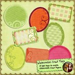 Watermelon Crawl Tags Freebie