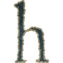 blue lower h