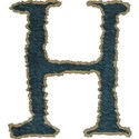 blue upper H