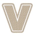 v
