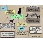 Canine Word Art #1 Canine Word Art #1