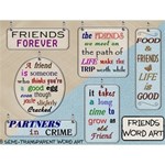 Friends Word Art