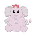 Elephant 2girl