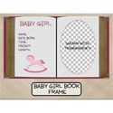Baby Girl Book Frame 