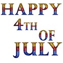 DSnow_Happy4th_WordArt