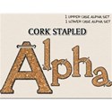 Cork Stapled Alphabet