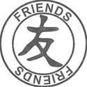 Japanese Symbol Stamps - FRIENDS