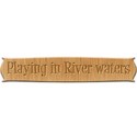 playing in river waters