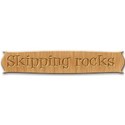 skipping rocks