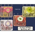 Glass Word Blocks #2 