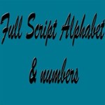 Full Script Alphabet