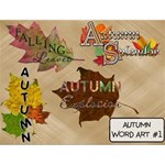 Autumn Word Art #1