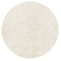 cream damask circle