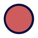 blue circle frame