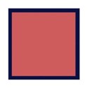 blue square frame