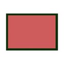 dark green 5x7 frame lscape