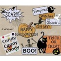 Halloween Word Art 