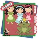 Kissed by a Frog ( black Hair) set 2