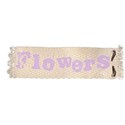 Twill tag Flowers