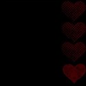 blk red hearts bkgd