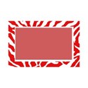 red zebra frame