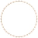 beige lace circle