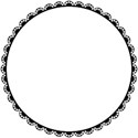 black lace circle