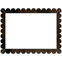 brown rectangle scolllop border copy