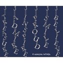Hanging Chrome Word Art #7