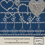 Diamond Hearts & Lines