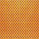 Glam ghouls_black & orange polka dot paper