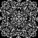 Glam Ghouls_black flourish paper