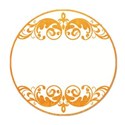 blank orange tag