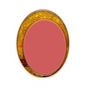 oval frame gold pattern