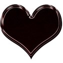 Heart red darkest