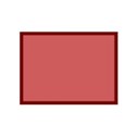 frame rectangle dark red