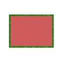 frame rectangle leaf green