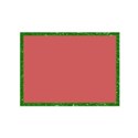 frame rectangle leaf green