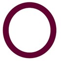  round deep pink