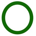  round leaf green