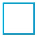  square turquoise