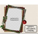 Happy Holidays Frame 